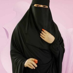 ওরনা ইনস্ট্যান্ট রেডি হিজাব + নিকাব  সেট 4