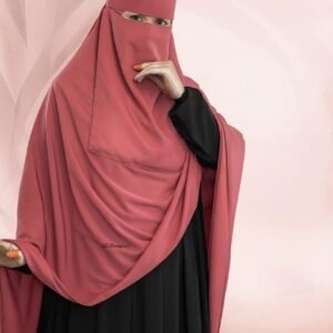 ওরনা ইনস্ট্যান্ট রেডি হিজাব + নিকাব  সেট 6